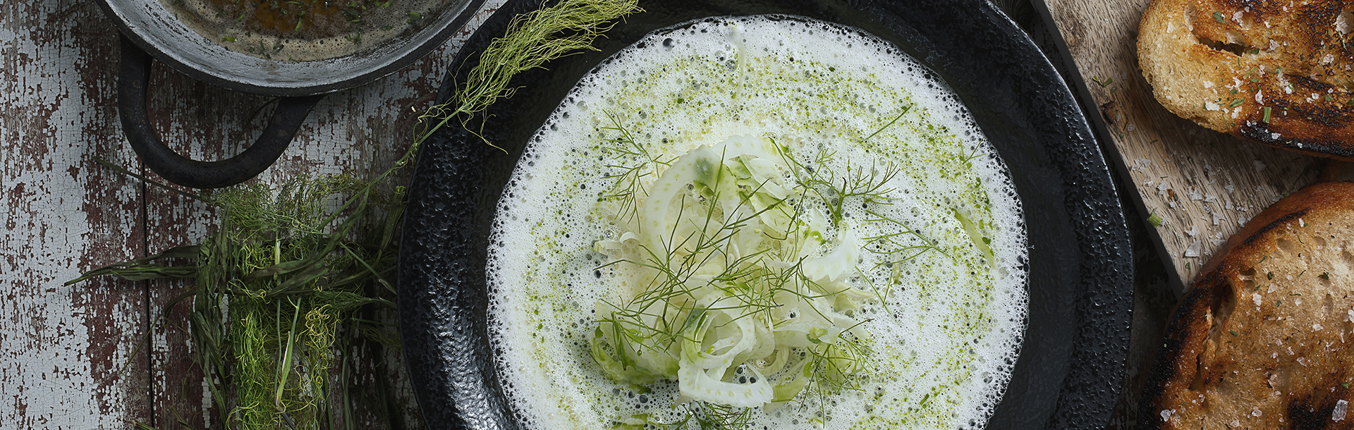 Kremet fiskesuppe med røye